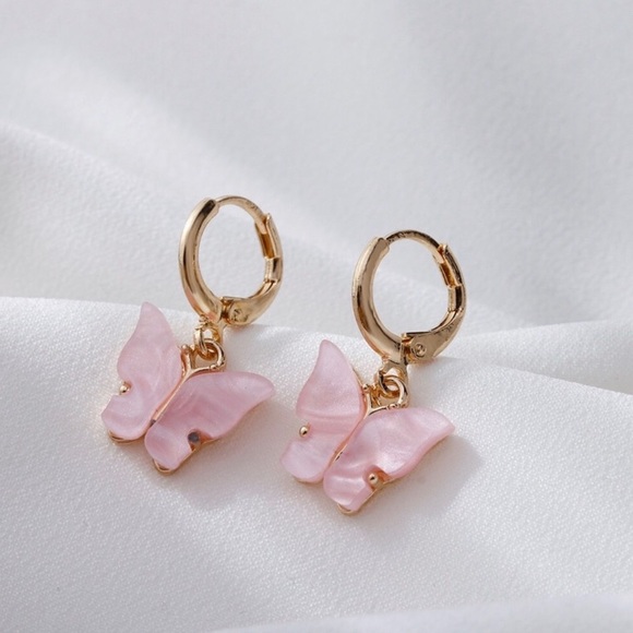 Jewelry - Acrylic Butterfly Earrings